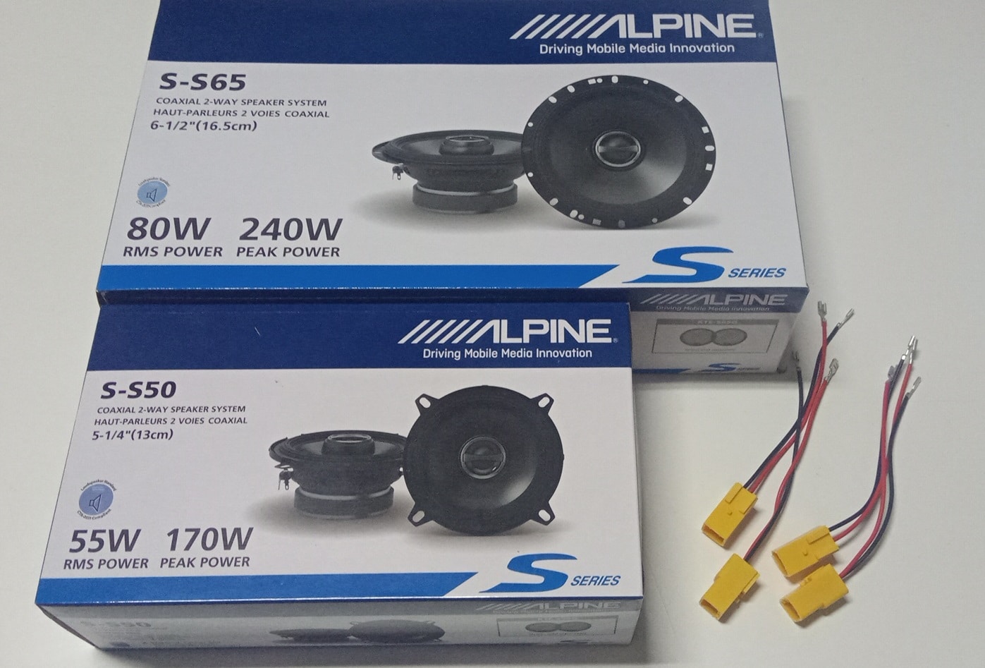 Kit altoparlanti Alpine serie S-S65 S-S50 per Alfa Romeo 146 (165mm+130mm)