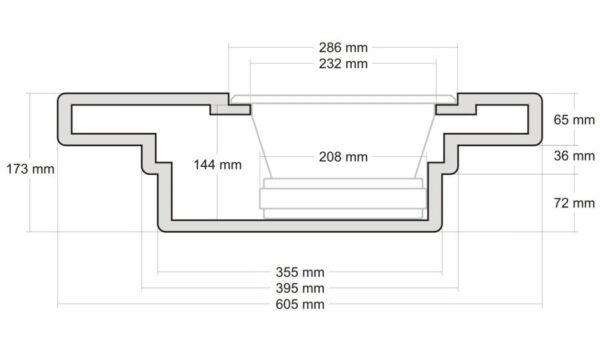 Subwoofer Alpine in cassa chiusa per alloggiamento ruota di scorta da 16'' - immagine 4