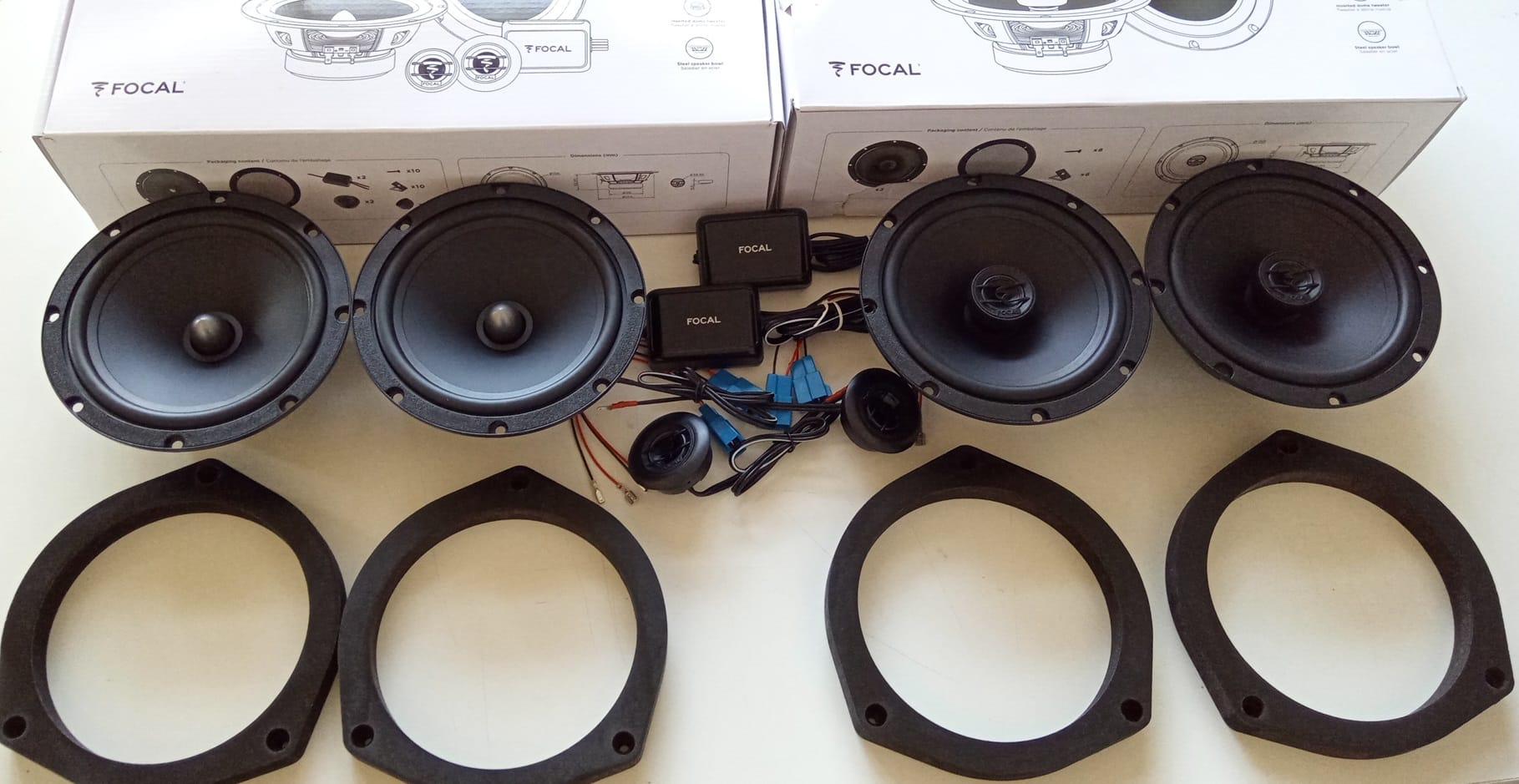 Kit 6 altoparlanti Focal per Subaru Forester Anteriori e Posteriori
