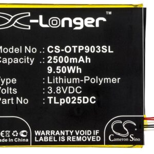 Batteria Alcatel TLP025DC TLP025D2