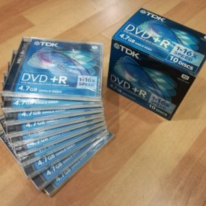 TDK Dvd+r 47 4.7GB - Confezione da  10 pezzi