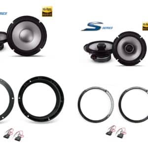 Kit 6 altoparlanti Alpine S2 per SKODA Octavia II (2004-2013) 1z Anteriori e Posteriori