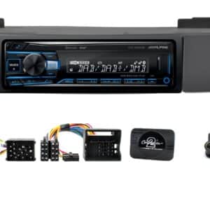 Autoradio Alpine DAB per BMW X3 (E83)  serie dal 2003 al 2011 comandi al volante