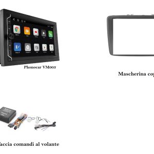 Mediastation per Fiat Panda / Panda Classic serie (169_) serie dal 2003 al 2011 Phonocar VM003