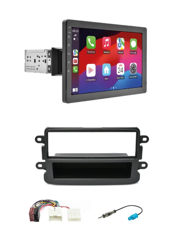 Mediastation Apple Car Play / Android 10,1" per Dacia Duster serie dal 2012 al 2021 DAB Phonocar