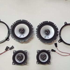Kit altoparlanti Alpine + cavi per Toyota Yaris 3 porte serie dal 2002